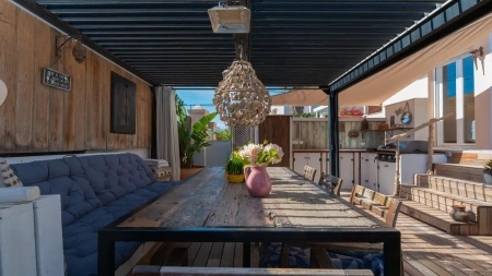 Exclusive Ground Floor Apartment with Private Garden, Pool, Jacuzzi and Sauna in Jesús