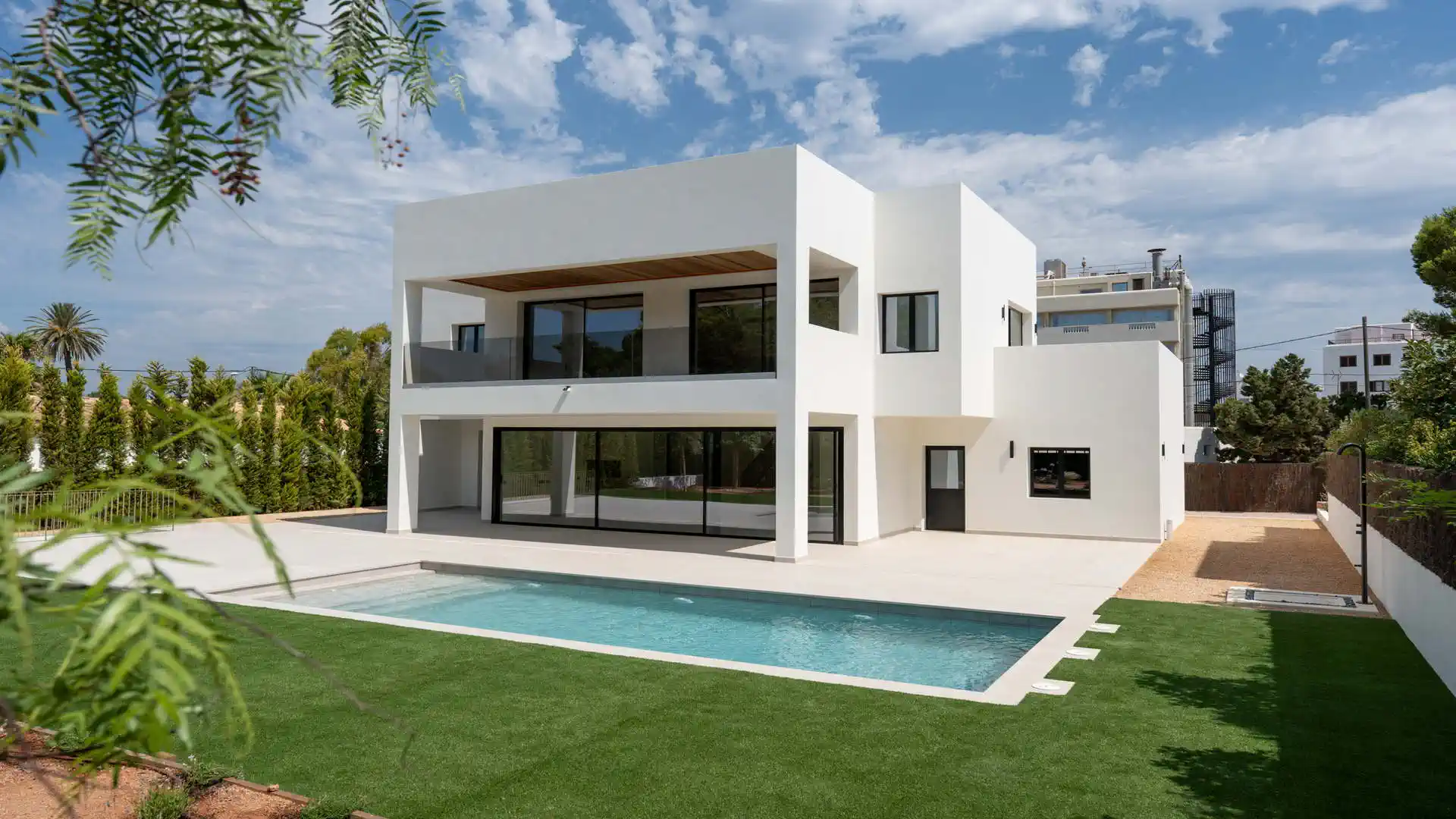 New-build villa in Cala Martina with a private swimming pool